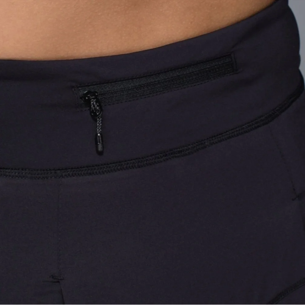 Pristine Lululemon Black Pace Rival Skirt *4-way Stretch 2 Size:8 - Picture 4 of 14